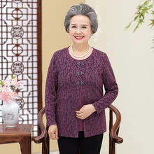 Поддельные две части Женская футболка Топы Плюс Размер мама пуловер Одежда весна осень новая мама o-образным вырезом цветочный длинный рукав футболка