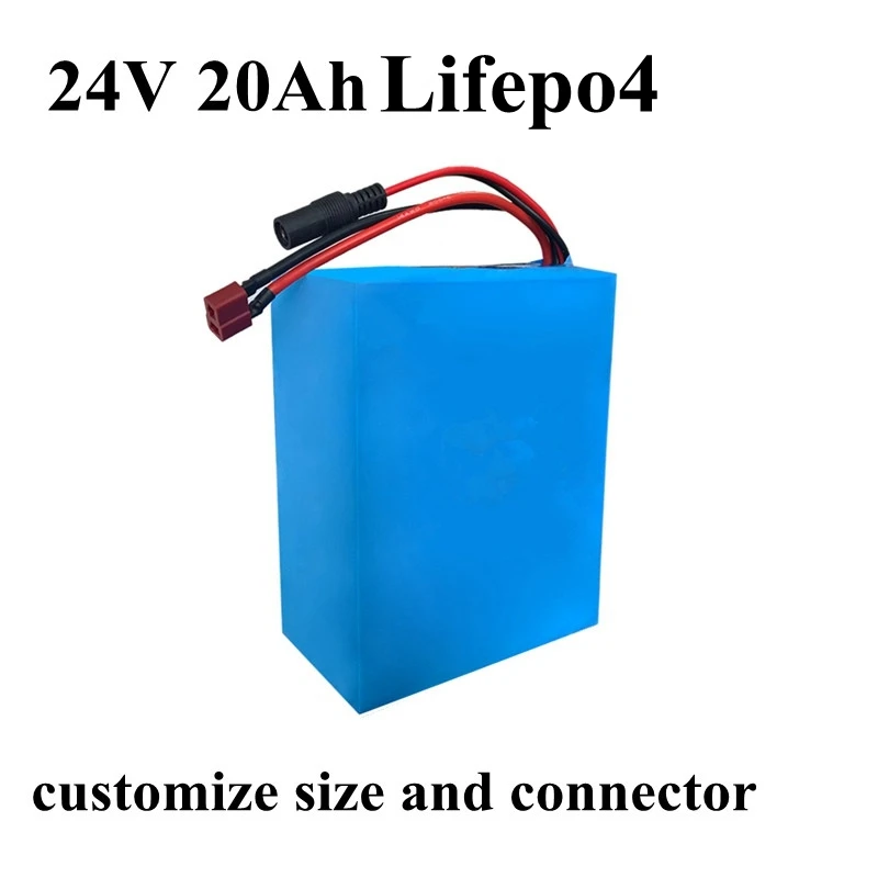 Lifepo4 24 v 20ah литий Батарея 24 v электрический скутер 500 Вт Электрический аккумулятор для электровелосипеда Accu 20A BMS 24 v 20a Батарея зарядное устройство на солнечной панели