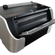 Электрический катушки металлическая спираль удар Брошюровальная Машина