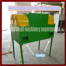 Высокая эффективность чеснока стебель и хвост резки/Свежий Чеснок обработки машины