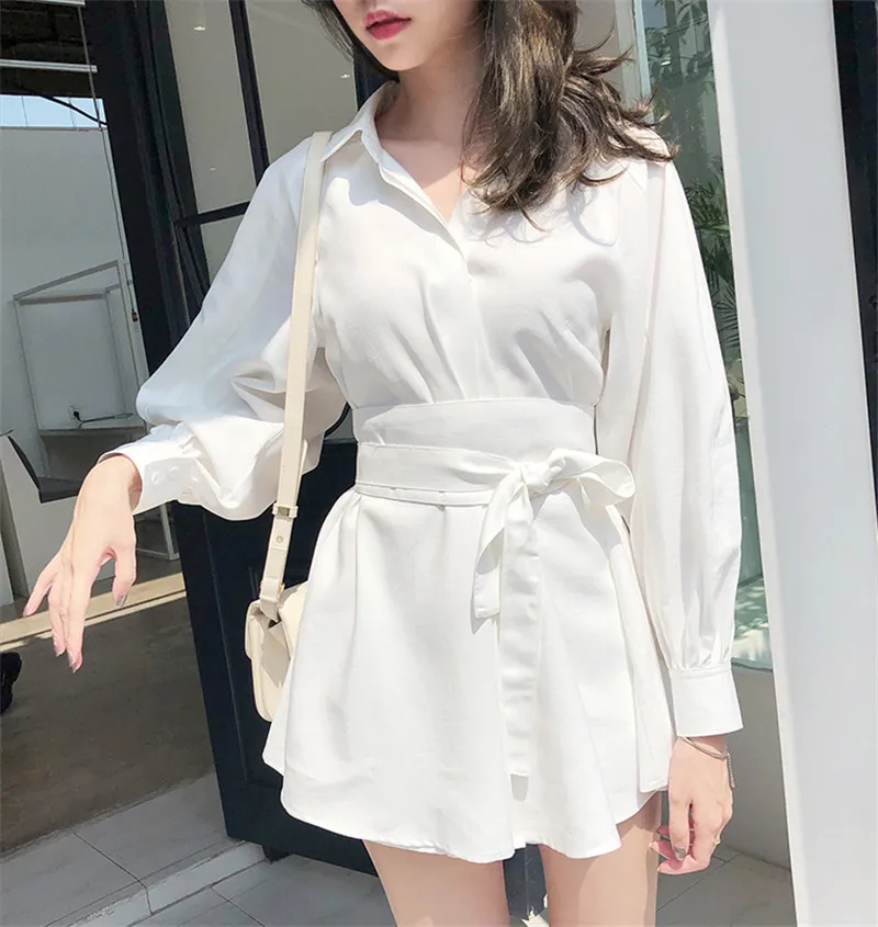 

Japanese White Shirt Sweet Suits Female Summer New Style High Waist Wide Leg Shorts Suits Two Piece Pants Sets Elegant Chic Sets