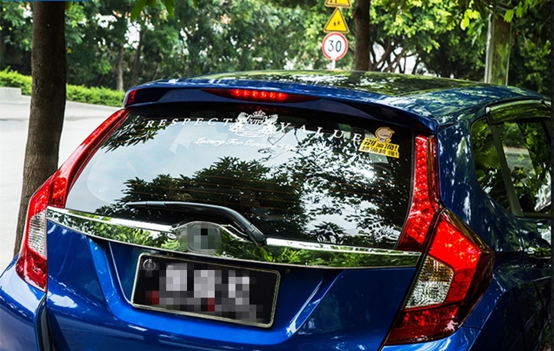Для HONDA FIT JAZZ 2016 2018 защита заднего бампера противоскользящая накладка задняя