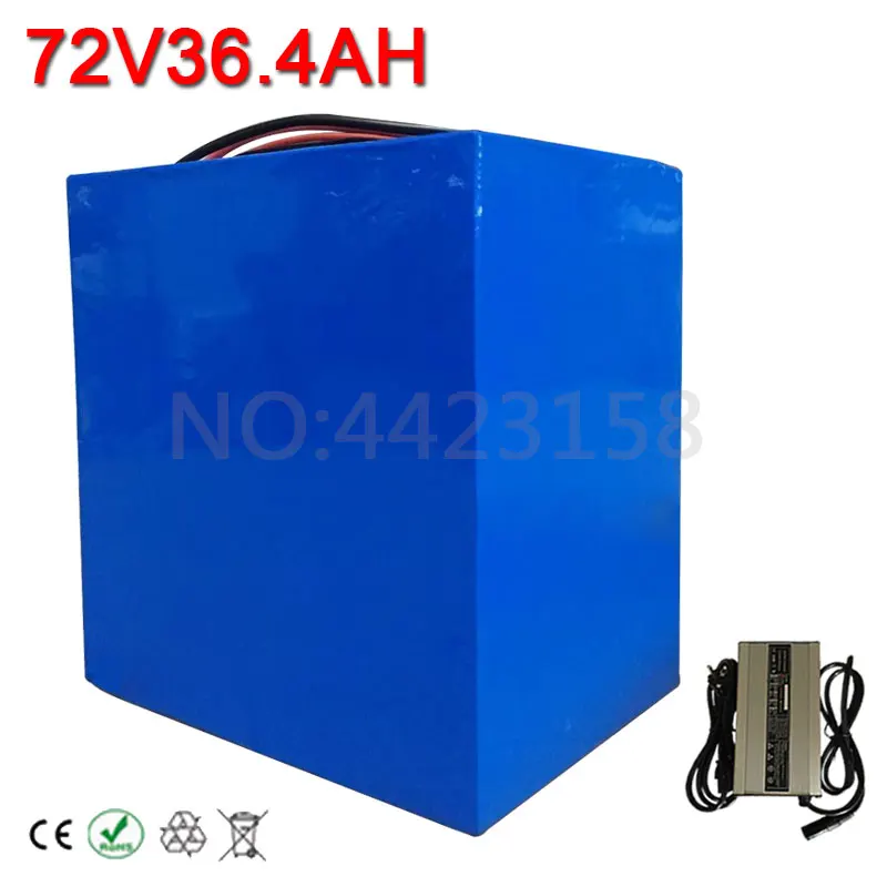 Clearance Free Customs Duty 3000W 72V 35AH Electric Bicycle Battery 72V 35AH Ebike Tricycle Wheelchair Battery 50A BMS and 5A charger 0