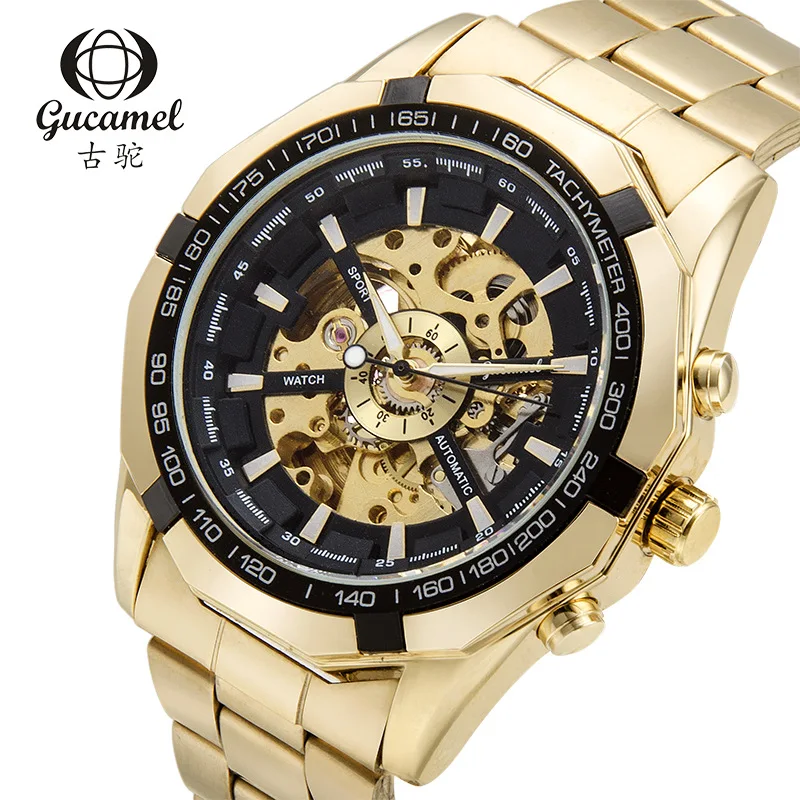 GUCAMEL Rose Gold Watch Men Skeleton Automatic Mechanical Watch Skeleton  Vintage Man Watch Mens Watch Top Brand Luxury|luxury brand|luxury luxury  brandluxury brand top - AliExpress
