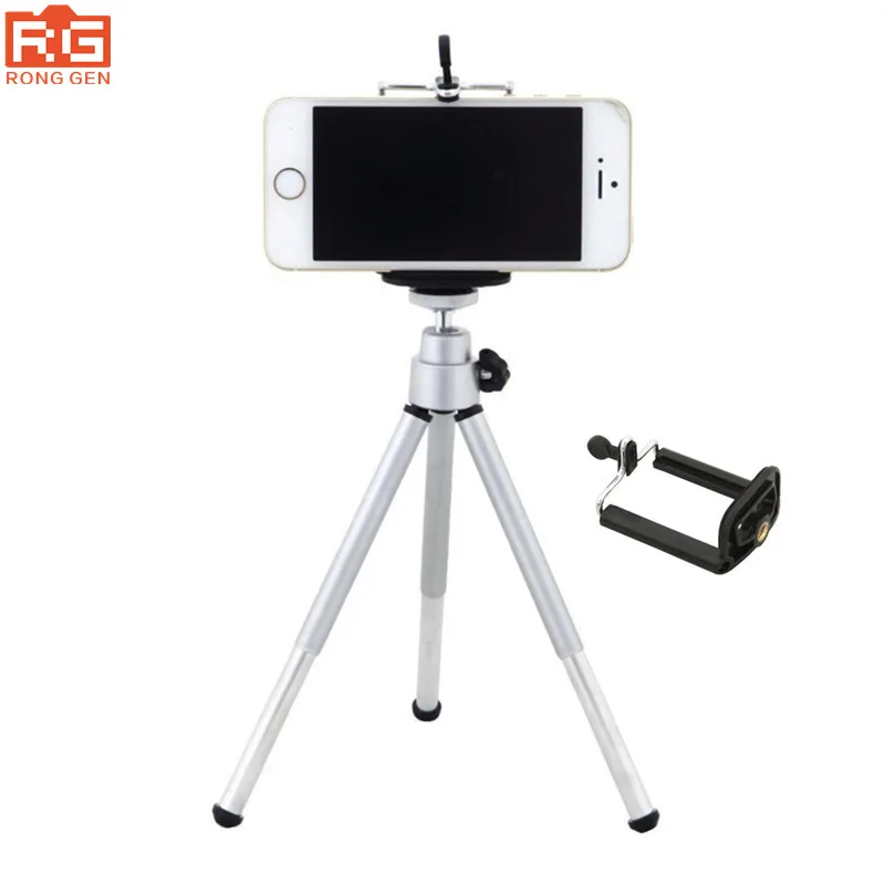 Mini 2 Sectie Stand Voor Projector Camera Aluminium Phone Camera Photography Tripod Mobiele Telefoon