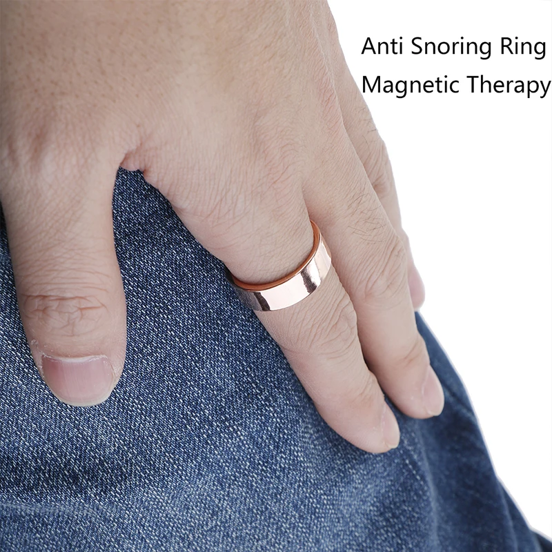Регулируемый антихрап кольцо магнитной терапии акупрессовое лечение против храпа устройство храп стоппер палец кольцо Спящая помощь