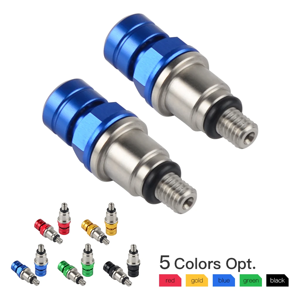 

NICECNC M5 Racing Suspension Fork Top Bleeders Screw Pressure Air Relief Valve For YAMAHA YZ65 2018 YZ80 85 125 250 400F-450F