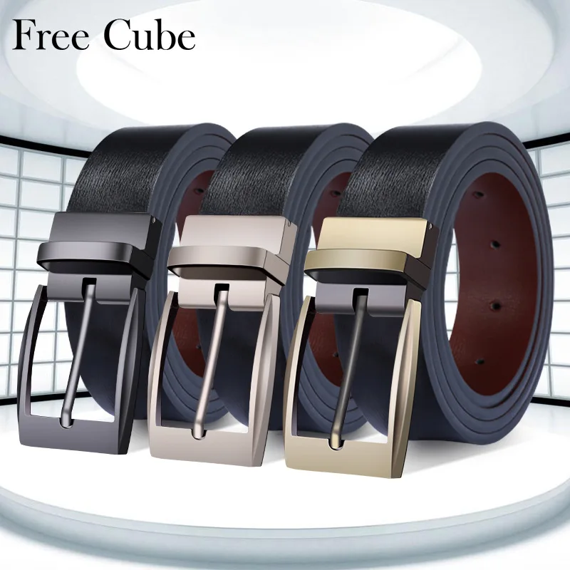 

Needle Buckle Double - Sided Universal Rotation Convenient To Cut Short The Middle - Aged Versatile Cattle Belt DYROREFL b100