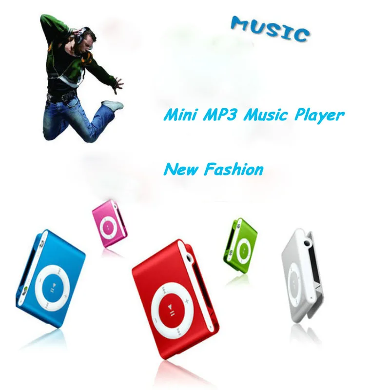 Красочные мини MP3 плеера Clip MP3 плеер Micro TF слот для карт памяти USB MP3 S Порты и разъёмы плеер USB Порты и разъёмы с наушники 4 ГБ TF карты