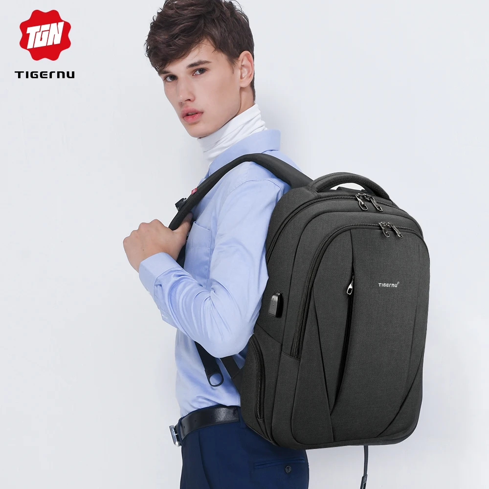 tigernu slim anti theft backpack