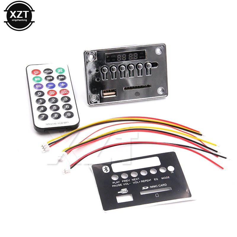 

High Quality FM Aux Radio USB MP3 Player Integrated Car USB Bluetooth Hands-free MP3 Decoder Board Module with Remote Control