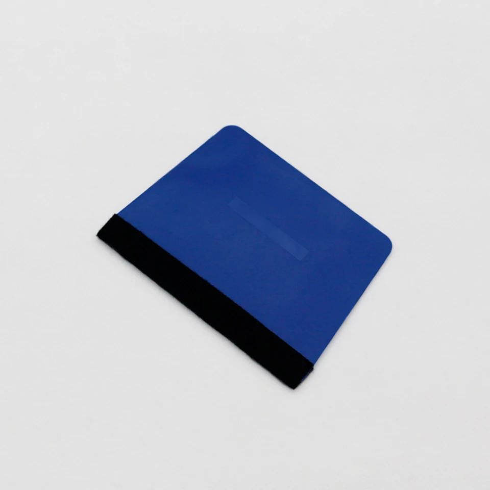 

Trapezium window tinting tools durable bump cards 7.5*10.5cm Red solf squeegee with felt MX-196F