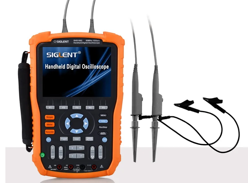 SIGLENT SHS1062 Handheld Oscilloscope 60MHz Band Width 2 Channels 2M