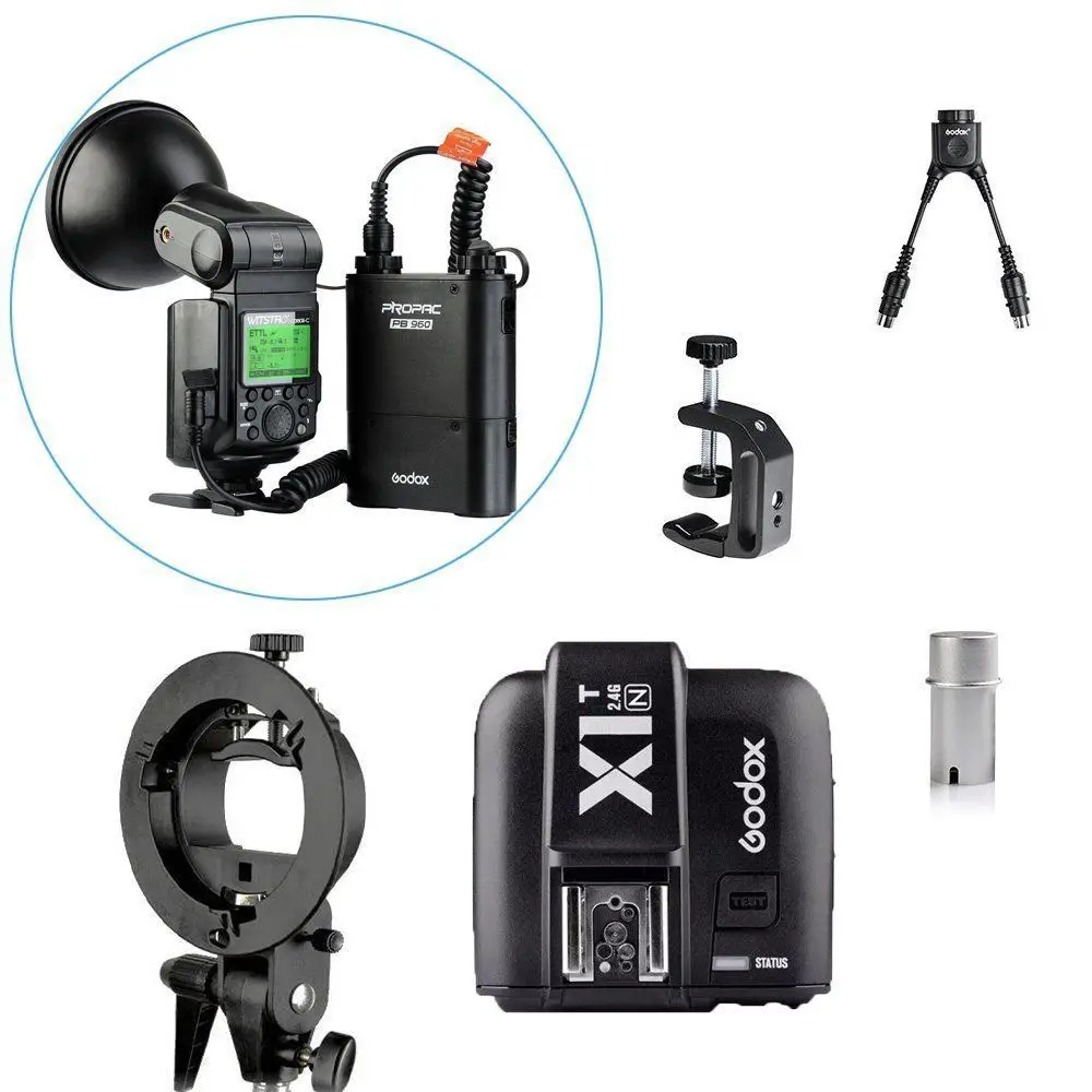 

Godox Witstro AD360II-N TTL 360W Portable Speedlite Flash Light Kit For NIKON
