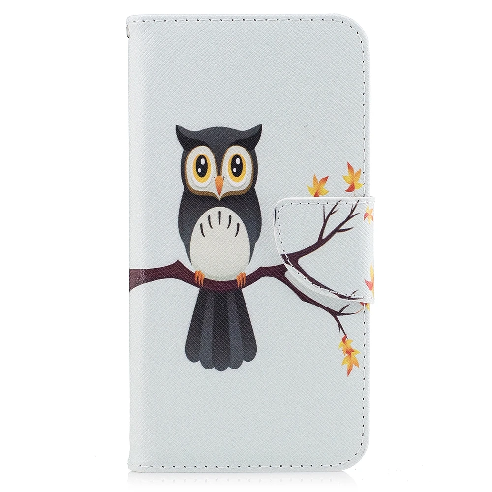 

For Huawei P8 Lite 2017 Case Flip Wallet PU Leather Painted Cases For Huawei P8 lite 2017 Cover with Stand Card slot
