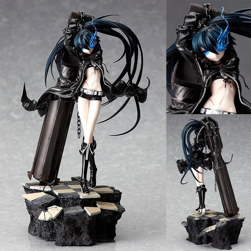 Black Rock Shooter 1/8 масштаб экшн-модель 26 см аниме Рисунок с коробкой коллекция фигурок игрушка подарок ПВХ