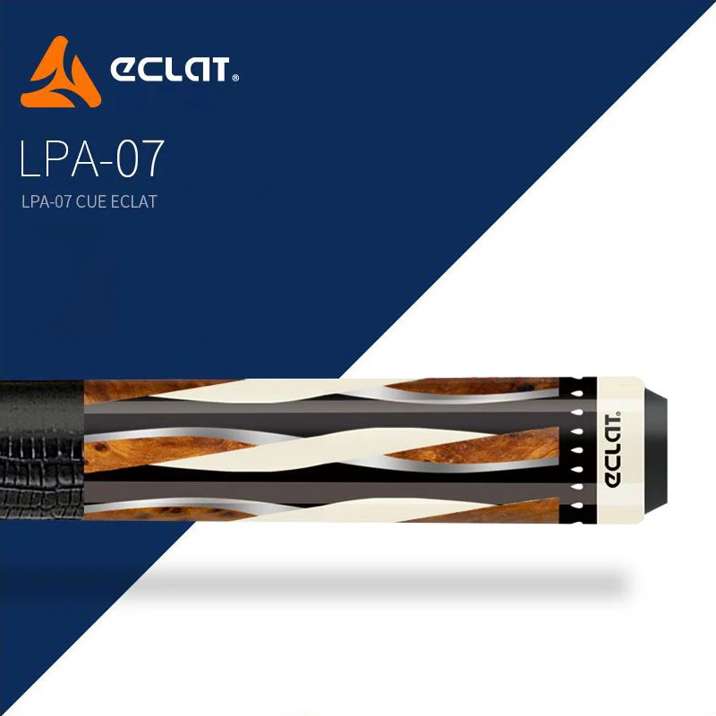 ECLAT LPA 7 Pool Cue 1/2 Piece Pool Cue Stick 12.6 mm Tip Billiard Cue