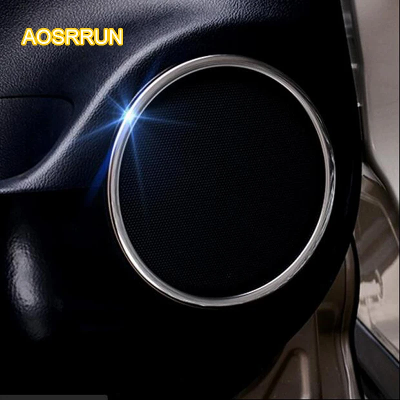 Us 25 5 15 Off Aosrrun Sound Circle Modified Horn Ring Decorative Interior Door Frame Suitable For Lexus Rx200t 6 Pcs Car Accessories In Interior