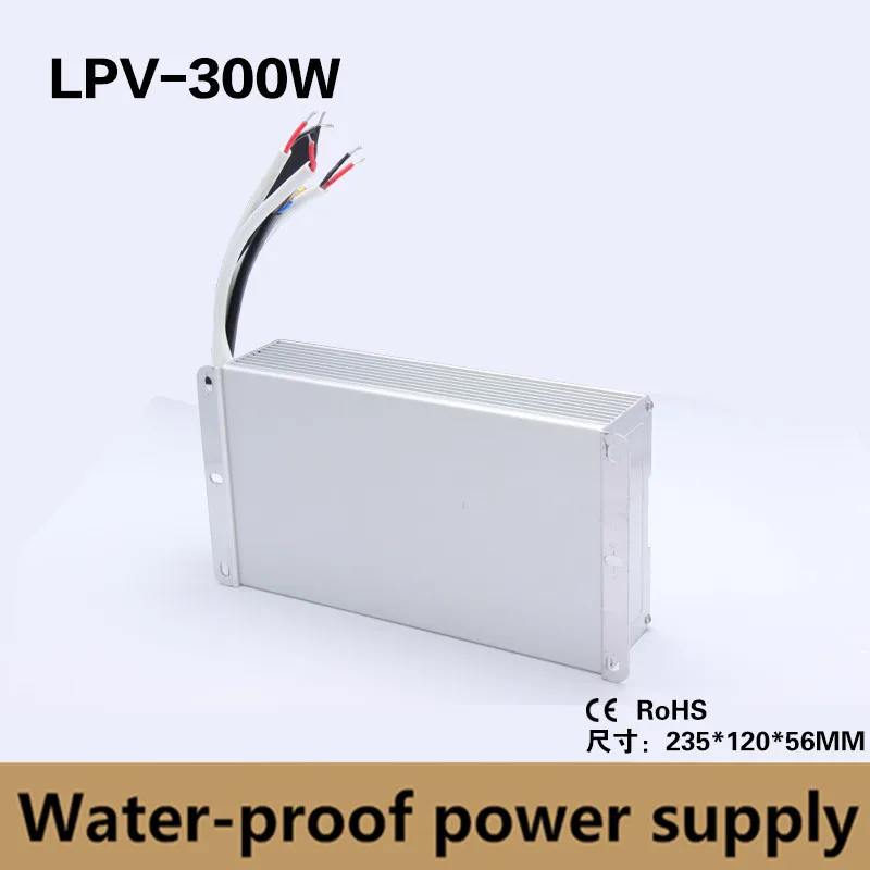 CE RoHS 승인 300w 48v 6.25a 방수 전원 공급 장치 led 드라이버 입력 180  264VAC 출력 48V 전원 공급 장치 야외용