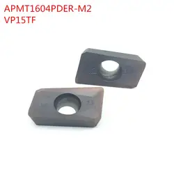 Apmt1604 гидрированных m2 VP15TF 50 шт. твердосплавные режущие пластины сменными фреза машины Торцевая режущего инструмента APMT 1604