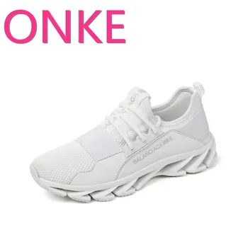 

New listing hot sale spring summer men women net Breathable running shoes sports shoes