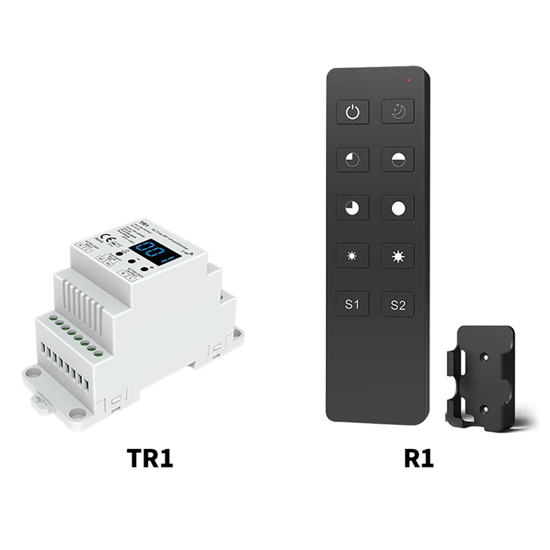 TR1 светодиодный триамный диммер 220 в переменный ток диммер Высокое напряжение Вход задний край диммер din-рейка триамный диммер 100-240VAC выход