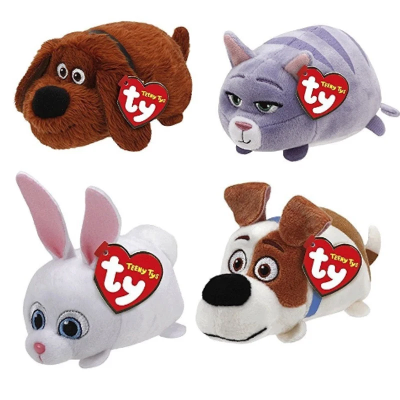 

TY Beanie Boos Teeny Tys Stackable Plush Pets Movies Gidget Chloe Stuffed Animal Collectible Soft Big Eyes Doll Toy