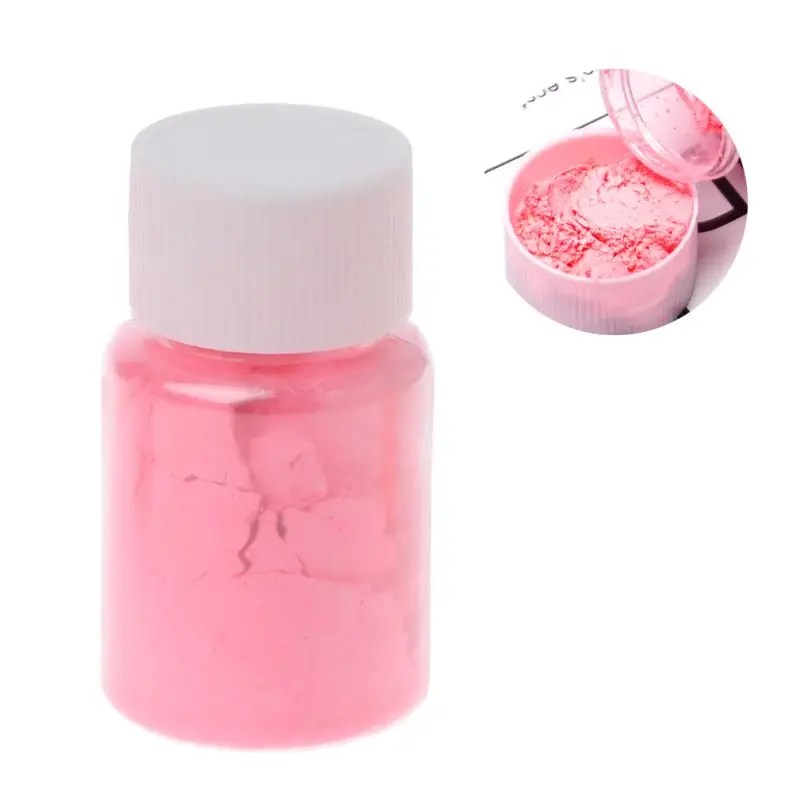Перламутровый пигментный порошок MICA Радуга УФ Смола эпоксидное ремесло DIY Изготовление ювелирных изделий - Цвет: Розовый