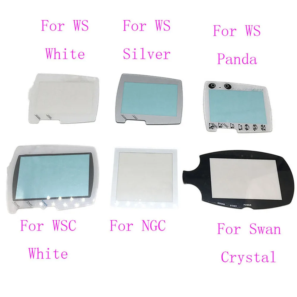 

Silver White Replacement For BANDAI Wonder Swan Color WSC WS Screen Lens Protector