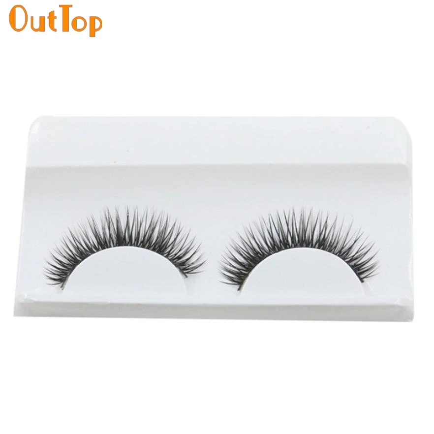 OutTop ColorWomen 1 пара натуральные длинные красивые густые накладные ресницы из