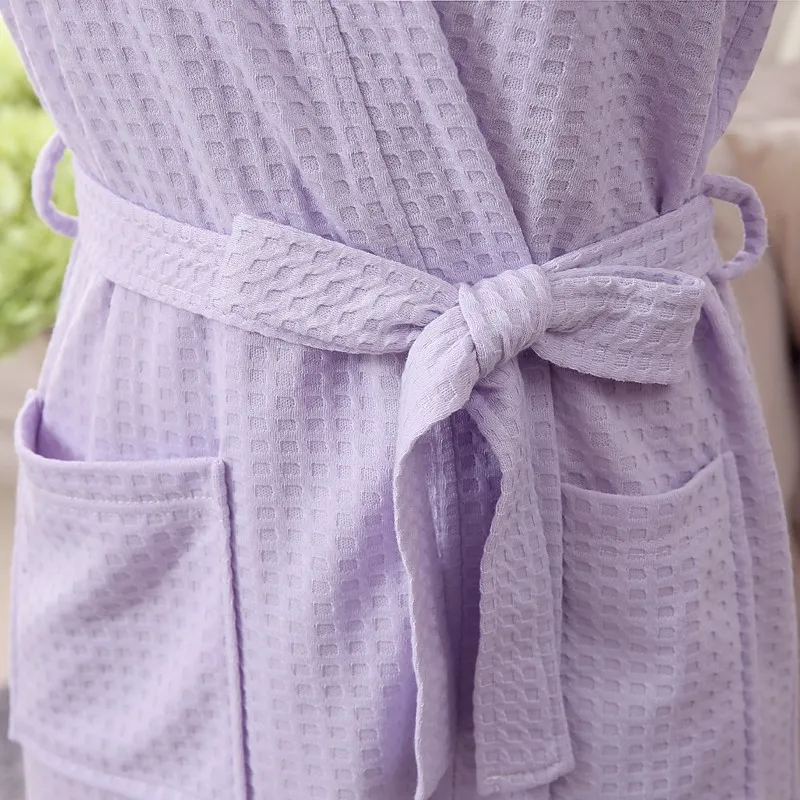 Unisex Mens Women's Long Cotton Sleep Lounge Robes RBS-C LYQ115 33