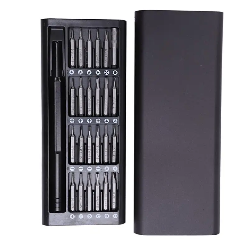 

Wiha Daily Use Kit 24 Precision Magnetic Bits Aluminum Box Diy Screw Driver Smart Home Set