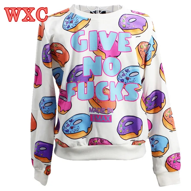 sudadera mujer Harajuku sweatshirt hoodies Donas Hoodie
