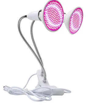 

Plant lamp 200LED double-headed clip plant lamp indoor potted plant growth lamp IP65 Luces Led Decoracion 40JUL5