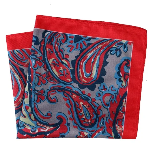 DPH002 Pocket Square Портной Смит 30x30 см Карманный квадратный Пейсли Карманный квадратный модный мужской платок цветочный полосатый платок Карманный мужской - Цвет: DPH002 Pocket Square
