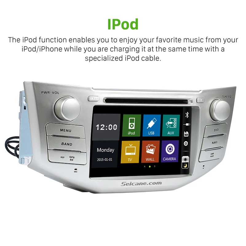 Discount Seicane GPS Bluetooth Car DVD Radio for 2003-2010 Lexus RX 300 330 350 400H support SD Backup Camera DVR Steering Wheel Control 1 Discount Seicane GPS Bluetooth Car DVD Radio for 2003-2010 Lexus RX 300 330 350 400H support SD Backup Camera DVR Steering Wheel Control 1