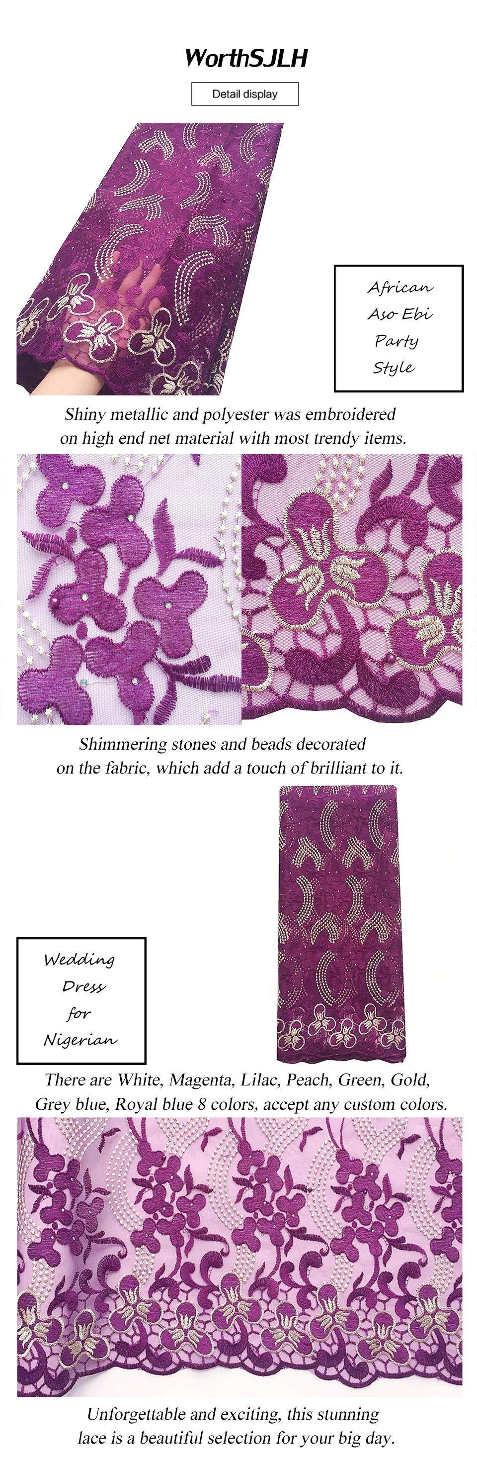 Latest African Lace Fabric 2018