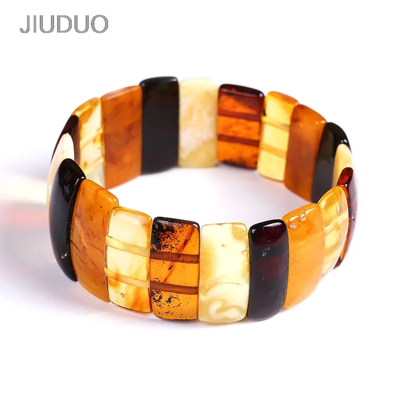 

2019 Original Blood Perfume Amber Gemstone Bracele Soup Treasure Authentic With Certificates Fashion Amber Stone Women Bracelet