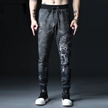 

7xl 8XL 52 54 mens sweatpants hip hop cotton casual men highly elastic long trousers large big size pants