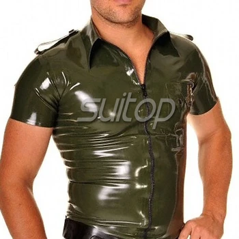 

Men's rubber latex unform Jackets
