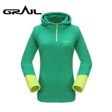 GRAIL PolarTec флисовые теплые вязаные толстовки уличная спортивная одежда для женщин ветрозащитная дышащая походная флисовая куртка, пальто теплое 7320A