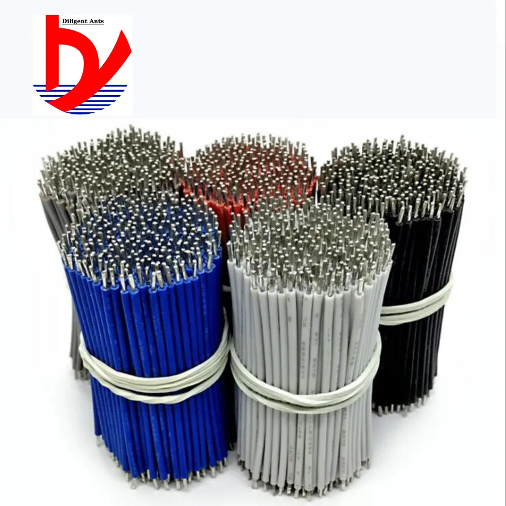 

100PCS/LOT Tin-Plated Breadboard PCB Solder Cable 26AWG 8cm Fly Jumper Wire Cable Tin Conductor Wires 1007-26AWG Connector Wire