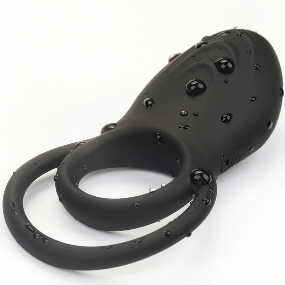 10 Speeds Cock Delay Ring Vibrating Sex Products Vibrator Delay Premature Ejaculation Clitoris Massager Lock Penis for Men Sex Shop (11)