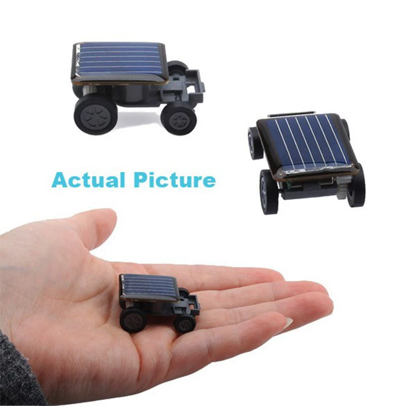 Высокое качество маленький мини автомобиль солнечной энергии игрушка автомобиль гонщик обучающий гаджет детские игрушки Горячая солнечной энергии игрушка bl