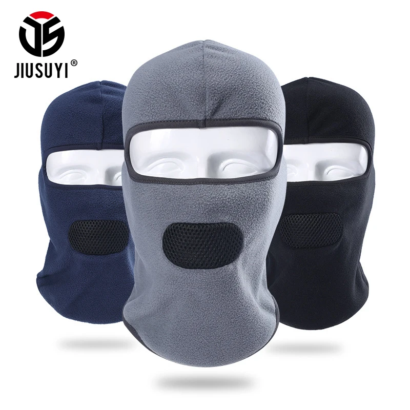 Breathable Winter Thermal Neck Warmer Fleece Balaclava Full Face Mask