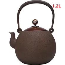 Чугунный Железный чайник, набор японских чайников, чайные принадлежности, инструменты для кунг-фу, чайный Чайник 1,2л, чайный ware-Y0096