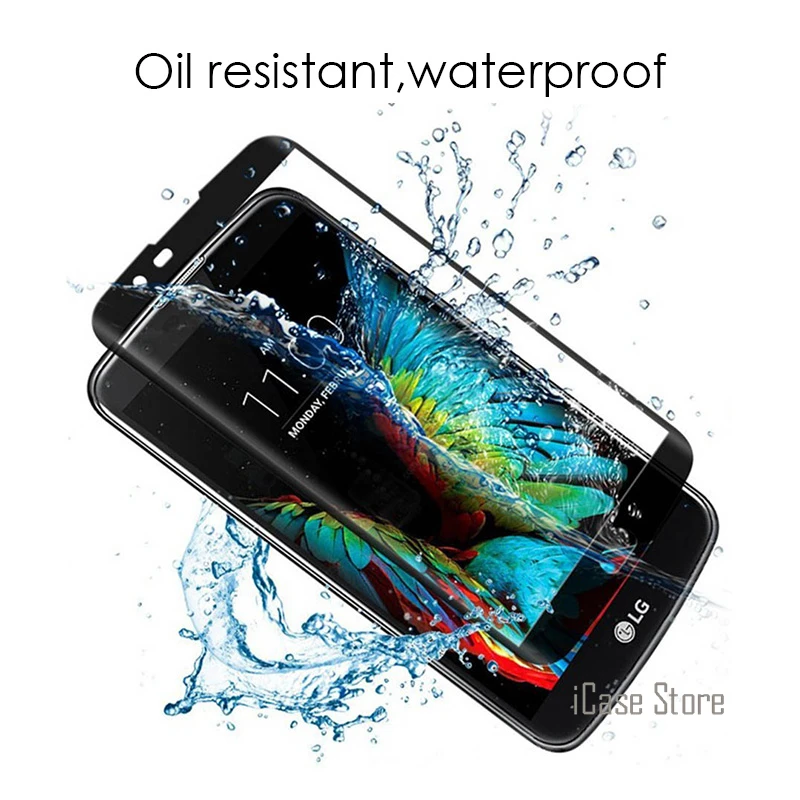 

For LG K10 2017 Tempered Glass Screen Protector Full Cover 9H Film For K10 2017 Mobile Phone Glass Case
