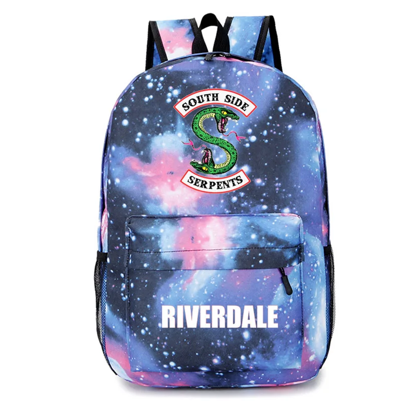 

2019 NEW Southside Riverdale Snake Star Personality Backpack Student Bag