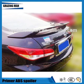 

Hot Sale ABS Primer Color Rear Trunk Spoiler Fit For Bluebird 2012 2013 2014