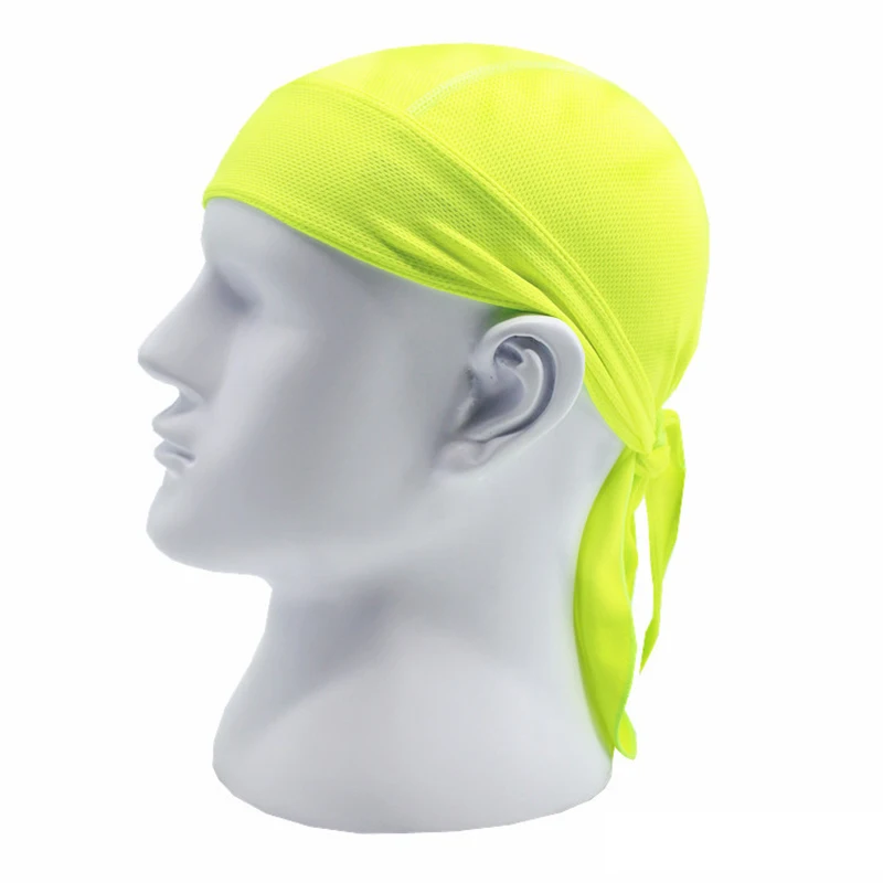 Bicycle Hat Men Women Cycling Pirate Cap Helmet Black Quick Dry Head Scarf MTB Team Headband Green White Ciclismo PA0195 (3)